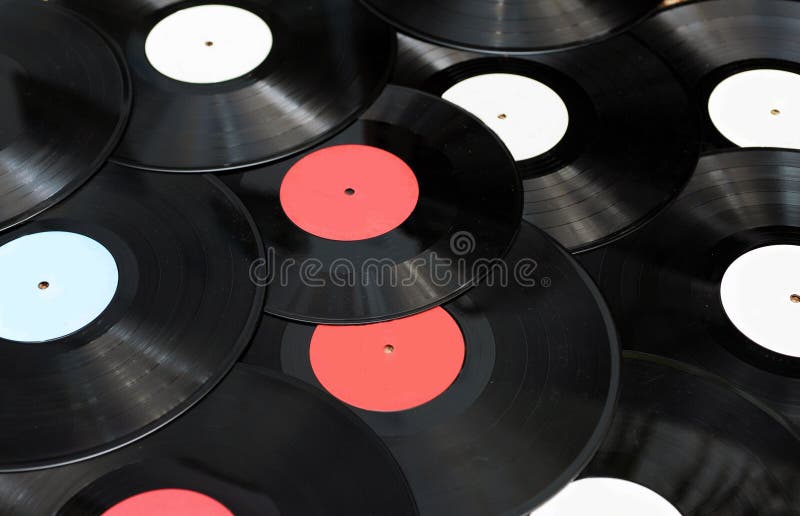 old vinyl records