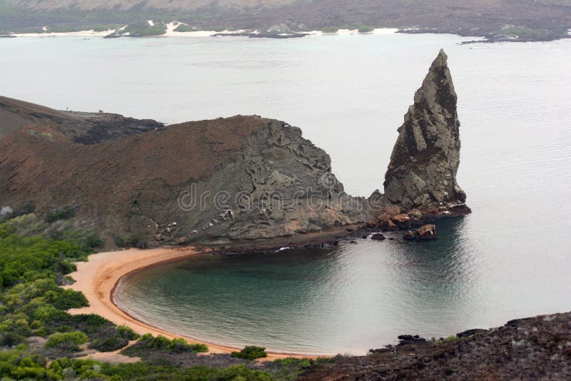 Starý sopka,, galapágy.