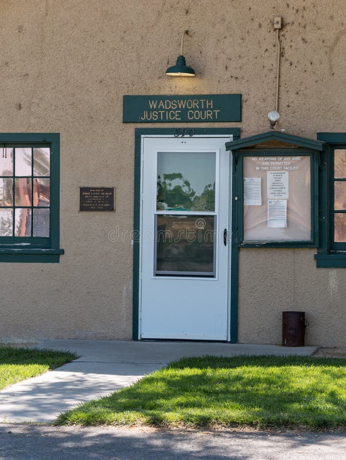 Old Wadsworth Justice Court Editorial Image Image of countryside