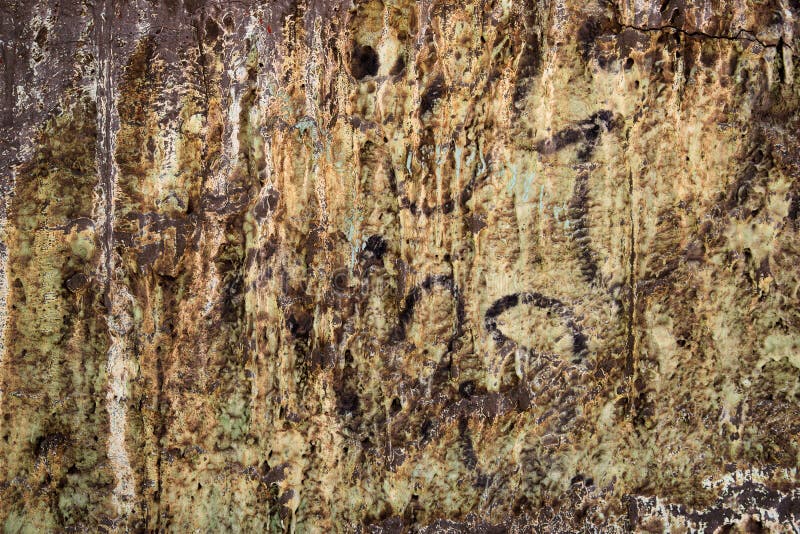 Old Wall Art , Grunge Background, Texture for Design site, Wallpaper, Backgrounds. Stock