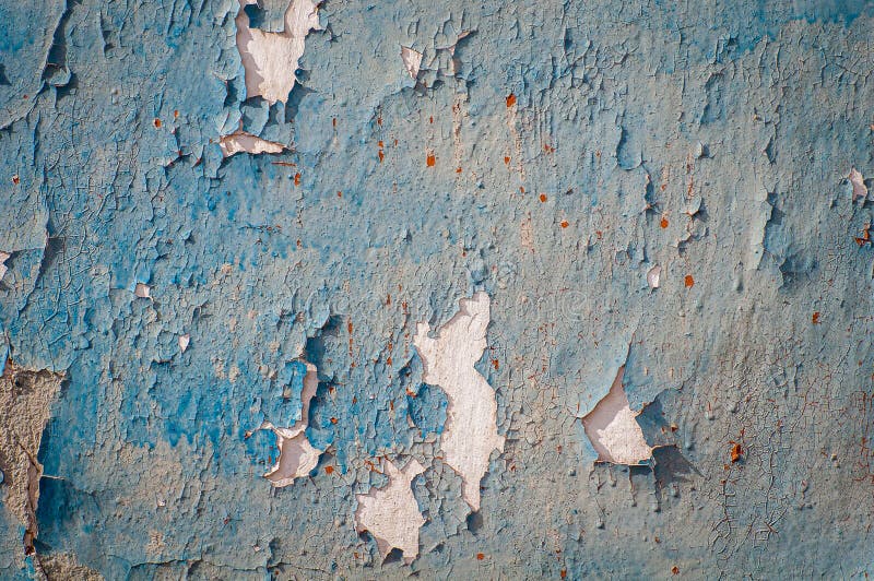 Old Wall with Dried, Damaged Very Old Paint. Texture, Background Stock