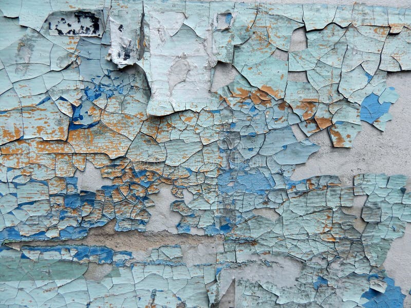 Old wall stucco with scratches and cracks. Textured background