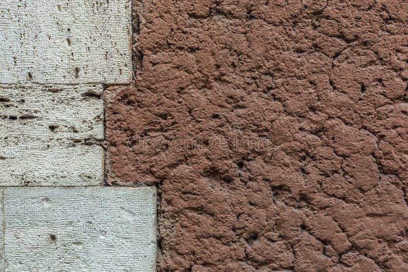 Old Wall Texture, Material Construction. Wall Background Stock Photo