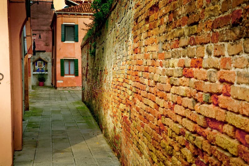 Old Wall in Venice