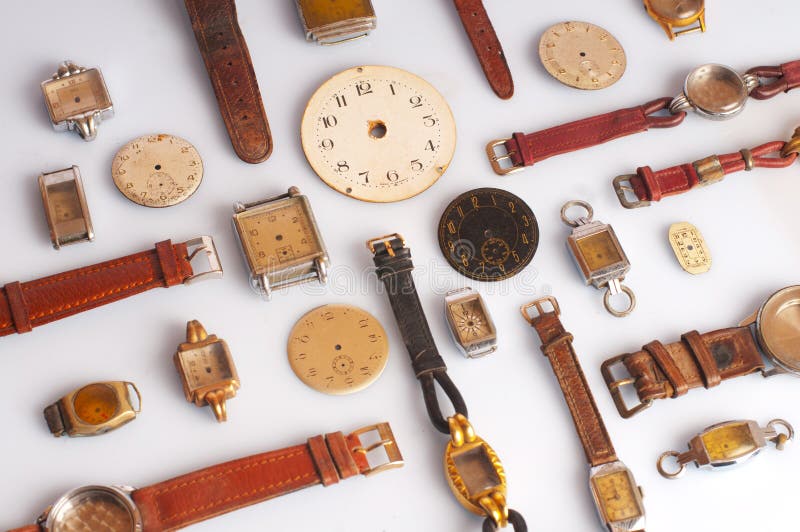Old watches stock image. Image of time, destroyed, chin 24756023