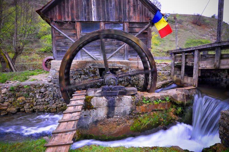 Old water mill in Rosia, Bihor county, Romania