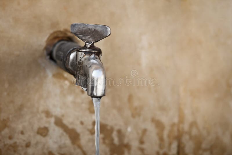 Dirty Water Tap stock photo. Image of item, metallic, dirty 569310
