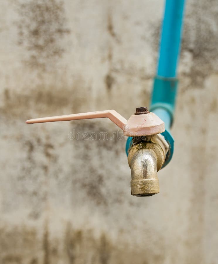 Old water tap valve stock image. Image of valve, spigot 46100387