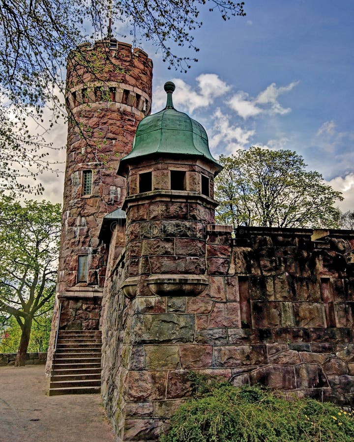 Old water tower, Sweden in HDR