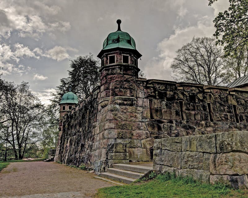 Old water tower, Sweden in HDR