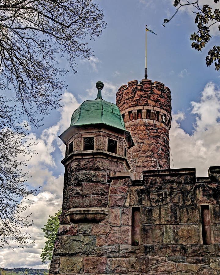 Old water tower, Sweden in HDR