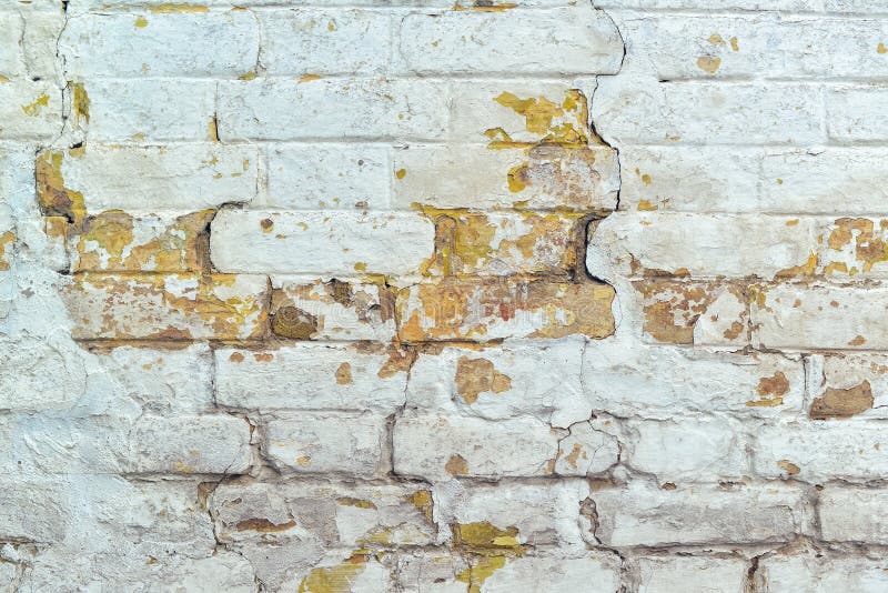 Old Weathered White Brick Wall Texture Stock Image Image of texture