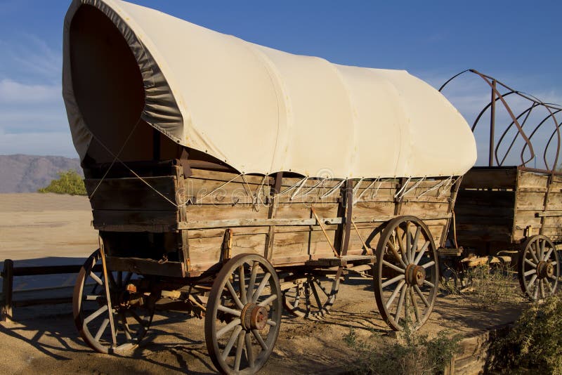 Old West Covered Wagon Train