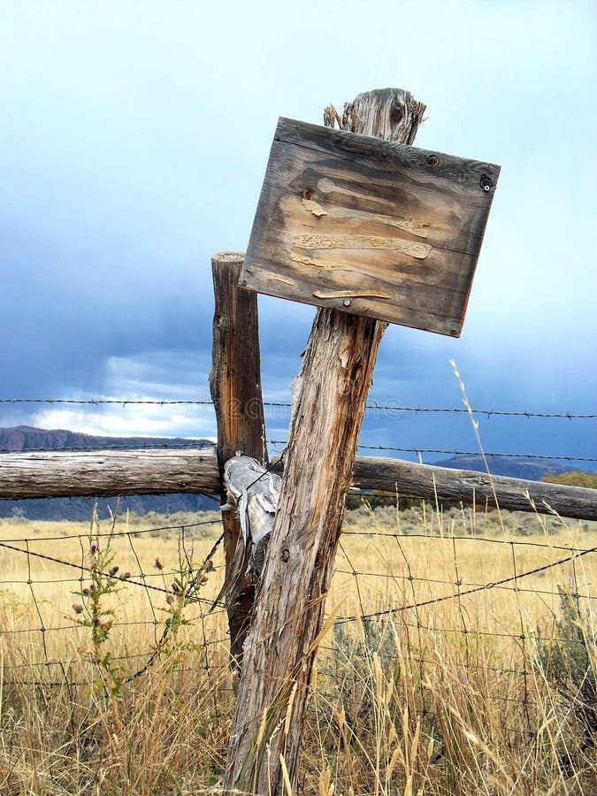 Old West Post sign stock photography Old West Post sign stock photography