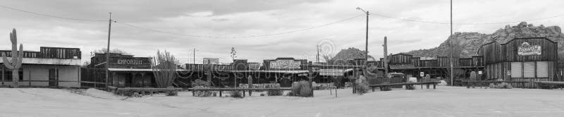 Old Western Cowboy Steakhouse Pano