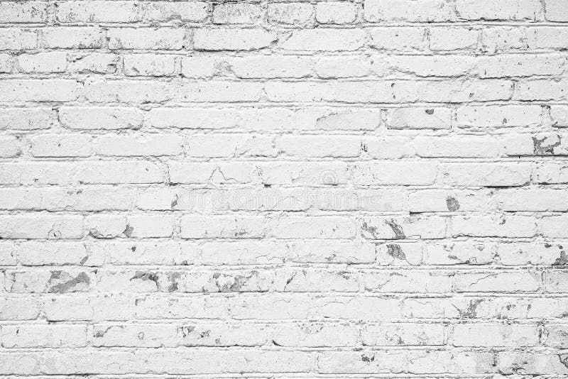 Old White Brick Wall With Peeling Paint Stock Photo Image Of Solid Dirty