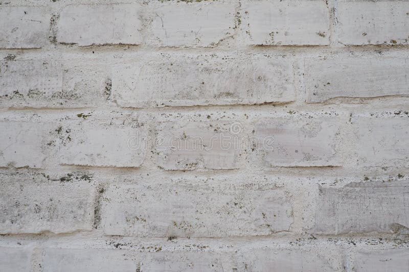 Old White Brick Wall Texture for Background Stock Photo Image of