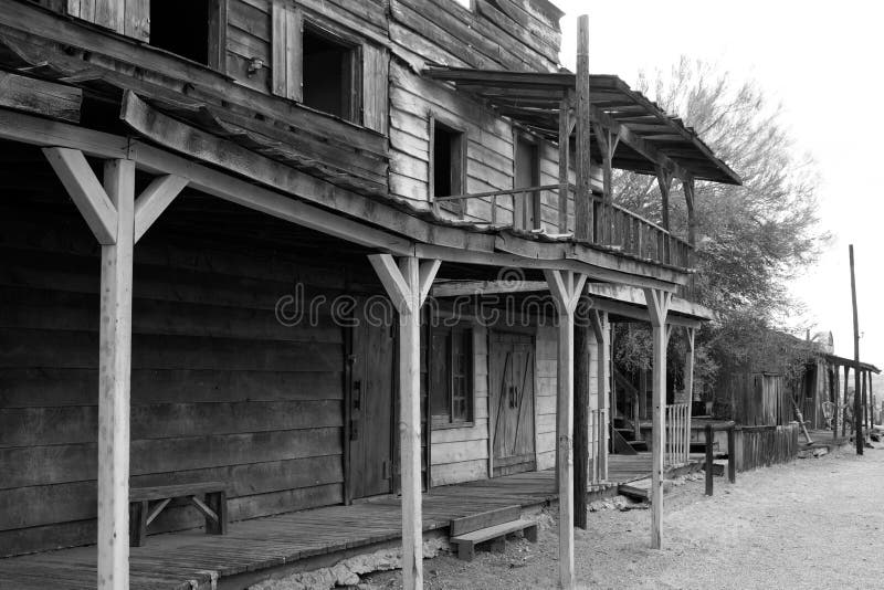 Old Wild West Cowboy Town USA stock image Old Wild West Cowboy Town USA stock image