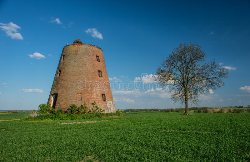 Old windmill ruins