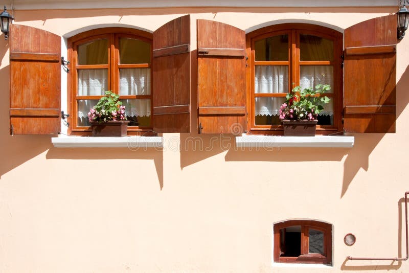 Old windows to Sighisoara