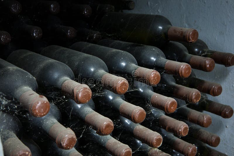 Old wine bottles stock photo. Image of culture, bordeaux 35806072