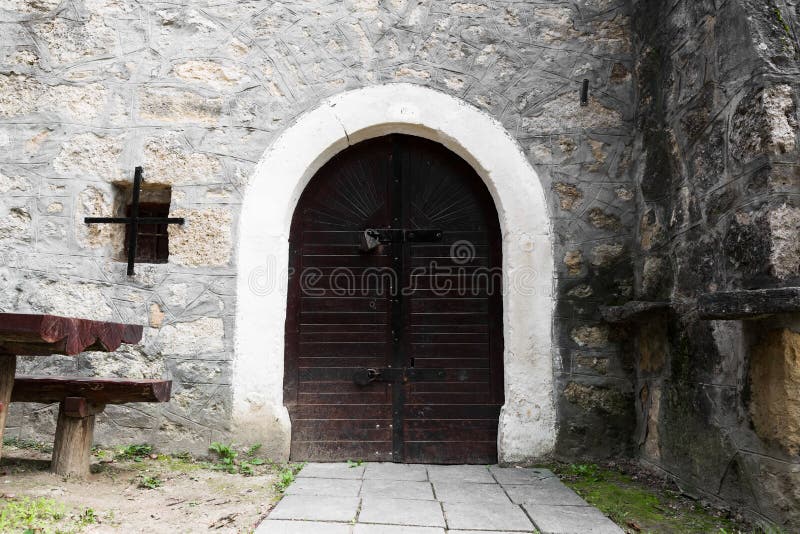 Old wine cellar door stock image. Image of ancient, wall 45705099