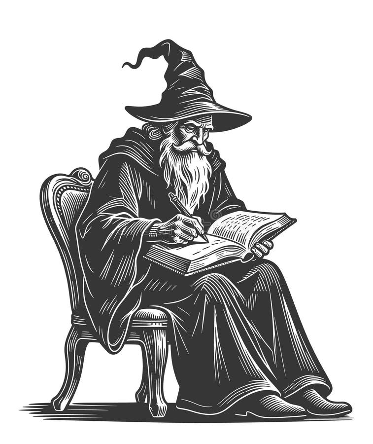 Old Wizard Stock Illustrations – 19,427 Old Wizard Stock