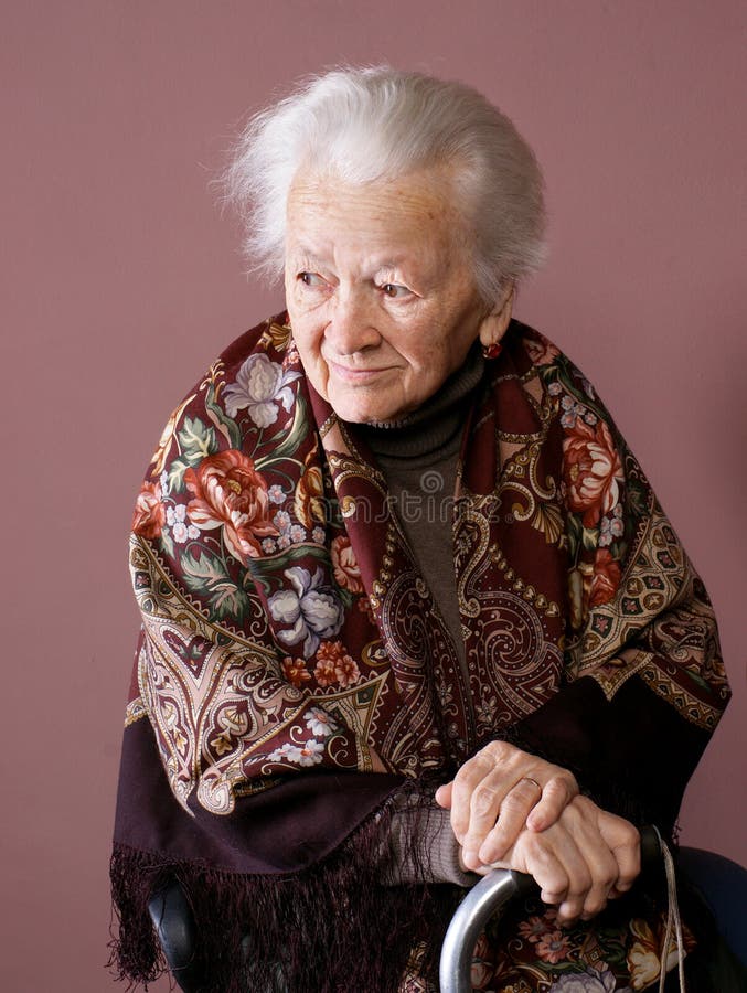 Old lonely woman stock photo. Image of expression, granny - 13659694