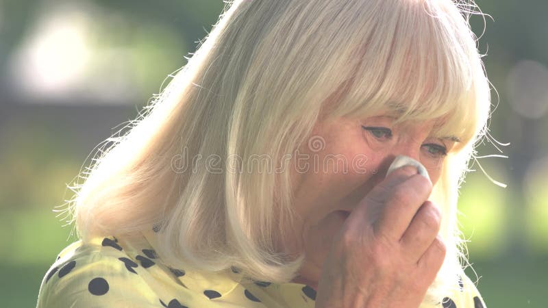 Old Woman Crying Stock Footage Video Of Frustration 79768478 