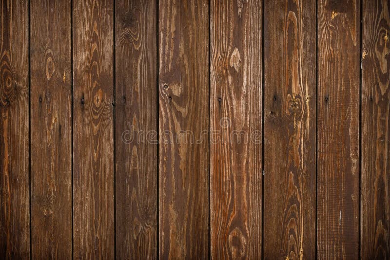 Old wood texture. Abstract pattern. Wooden grain background. Weathered timber. Brown wooden fence in vintage style.