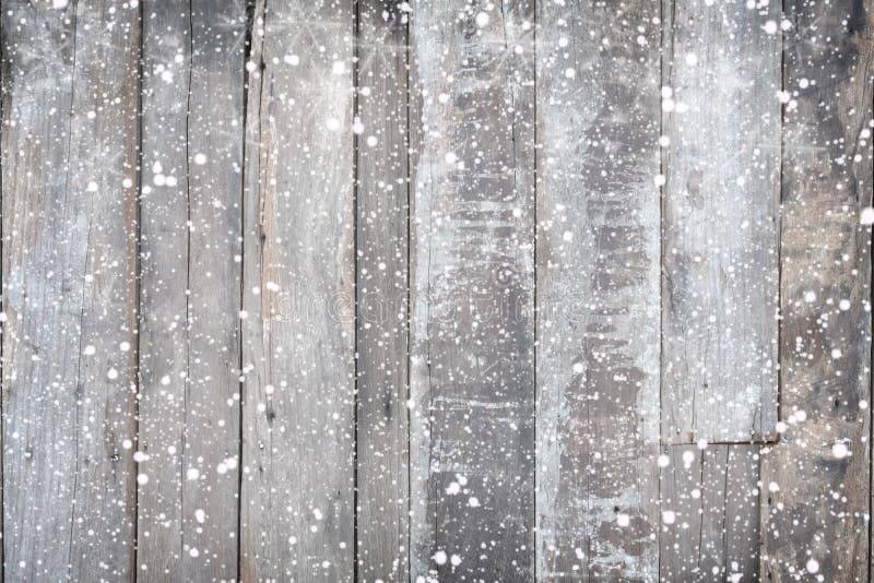 Old Wood Texture With Snow. Stock Image - Image of background, fall ...