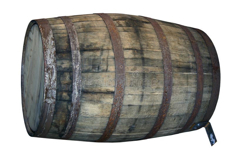 Old Wooden Barrel royalty free stock photography