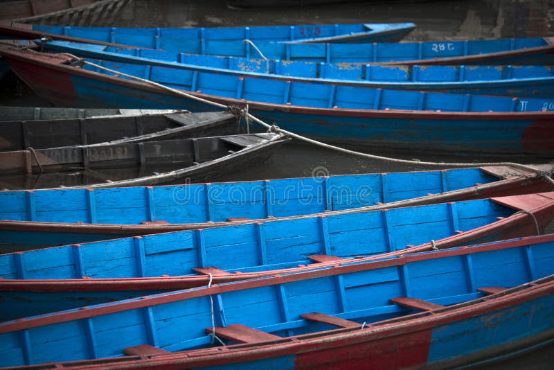 Old wooden boats