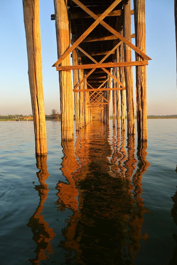 Old wooden bridge