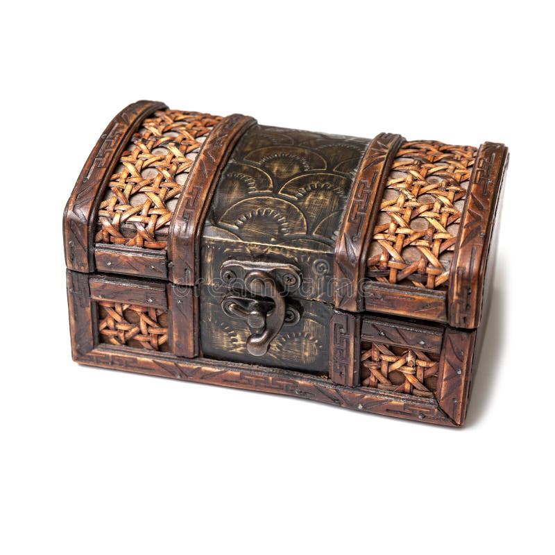 Old wooden chest stock photo. Image of decorative, hardwood 83604022