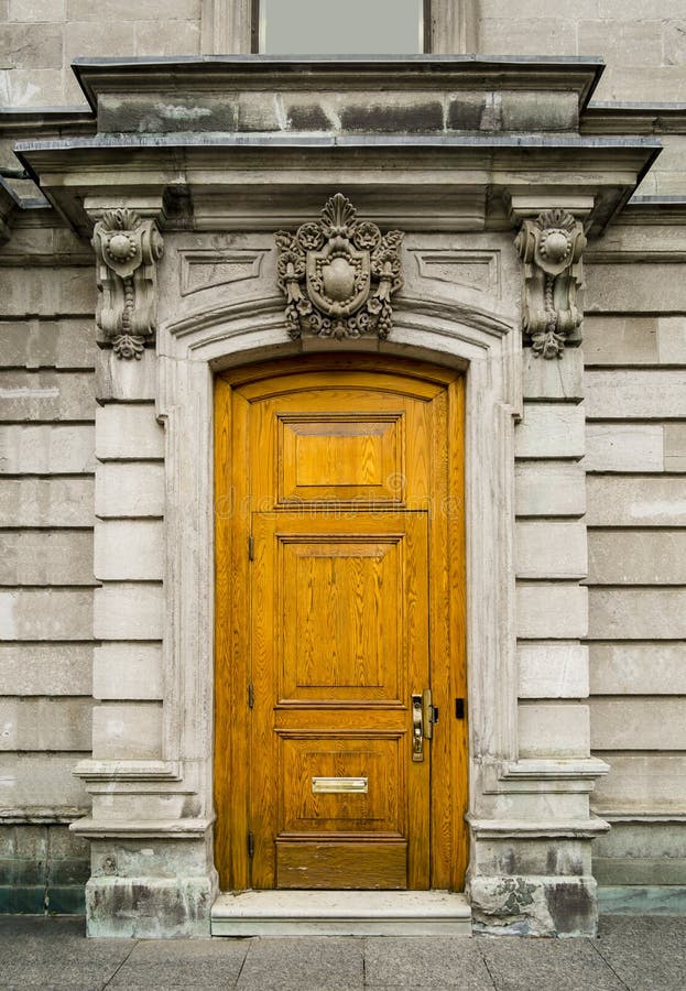 Old wooden door