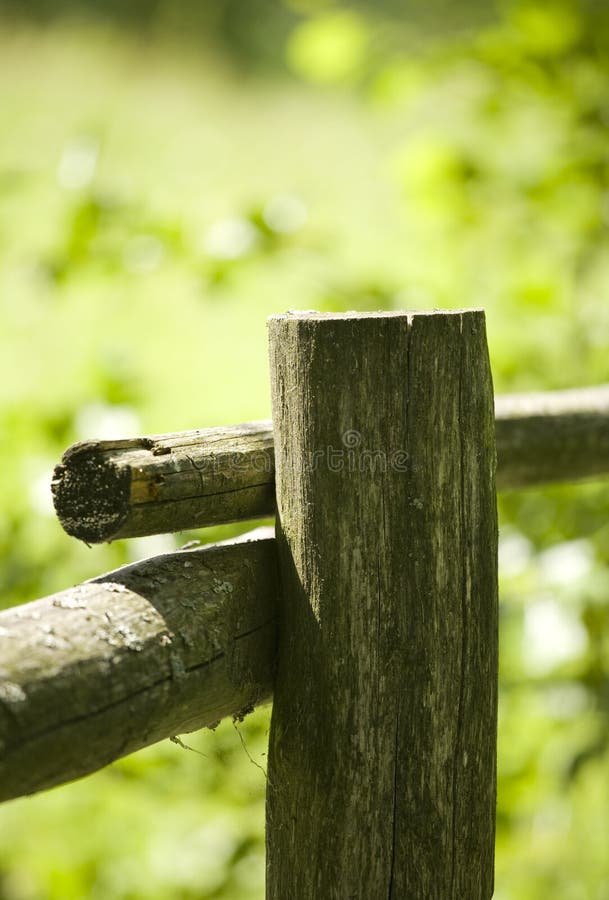 Old wooden fence