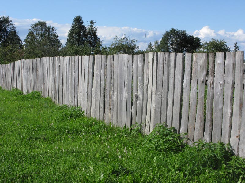 Old wooden fence