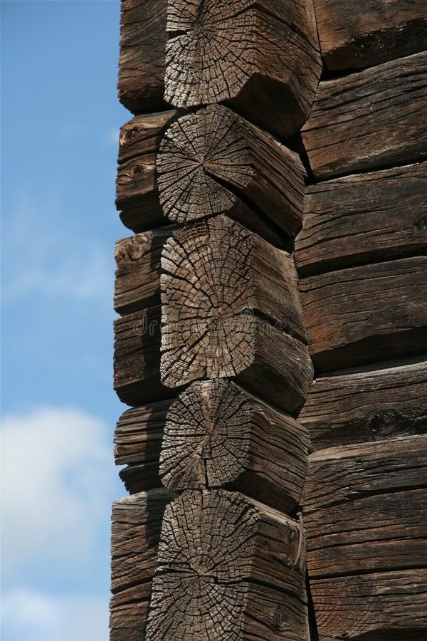 Old wooden house detail