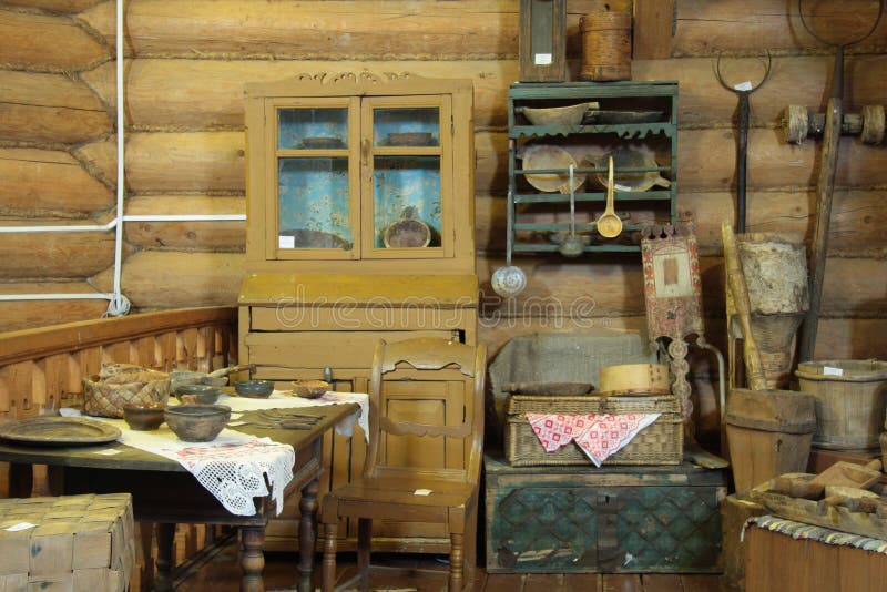 Old Wooden House Interior