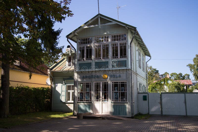 Old wooden house in Jurmala, Latvia