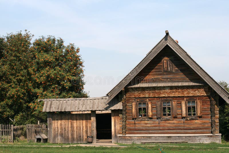 Old wooden house in Suzdal