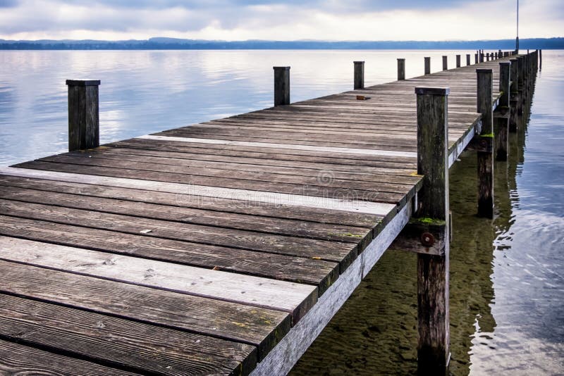 Old wooden jetty