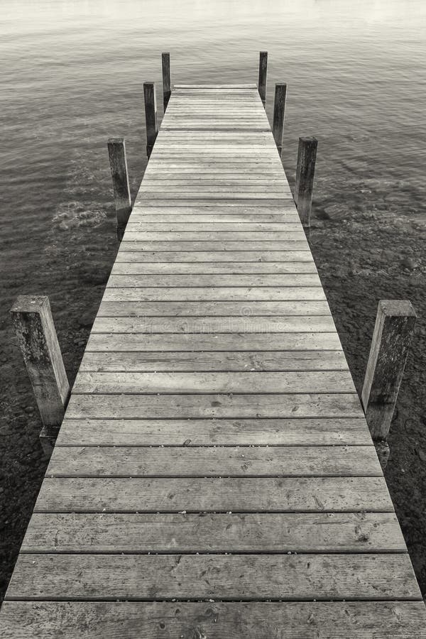 Old wooden jetty