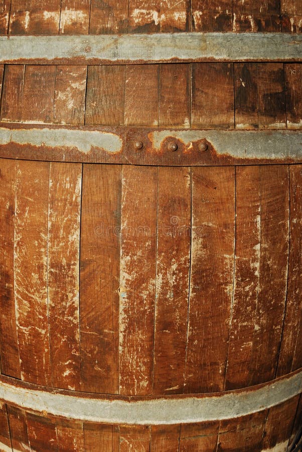 Old wooden keg