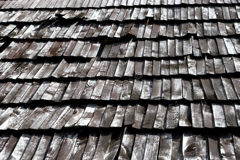 Old wooden roof tiles stock photo. Image of angular, closeup 2330888