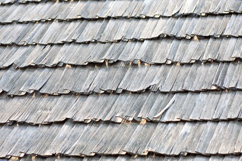 Old wooden roof tiles stock image. Image of pitched, abstract 71400237