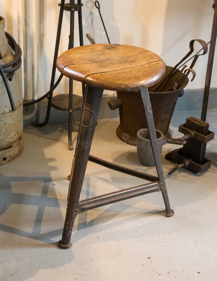 Old wooden stool stock photo. Image of wood, chair, seating 104990494