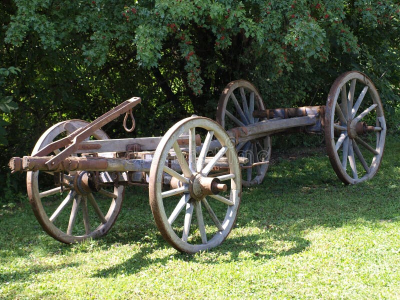 Ancient Wooden Wagon the Old Palace. Stock Image - Image of decoration ...