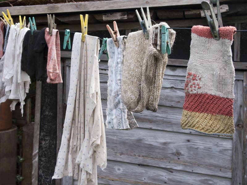 Old wool socks royalty free stock photography Old wool socks royalty free stock photography